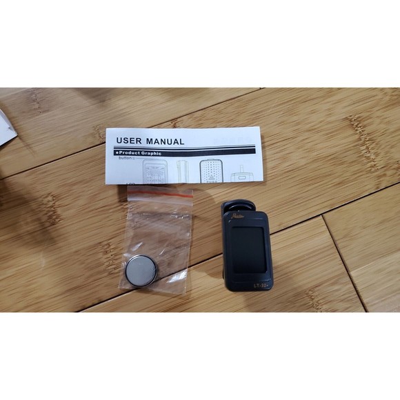 Rowin LT-32+ Mini Clip On Digital Tuner Black Easy Fast Tuning Brand New in Box - Picture 5 of 9